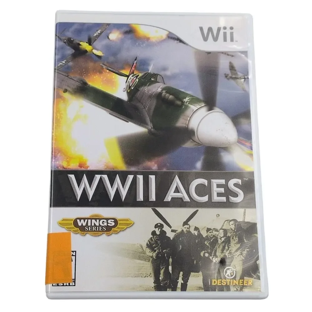 WWII ACES Nintendo Wii Video Game Flight Combat Dogfighting Multiplayer Tested